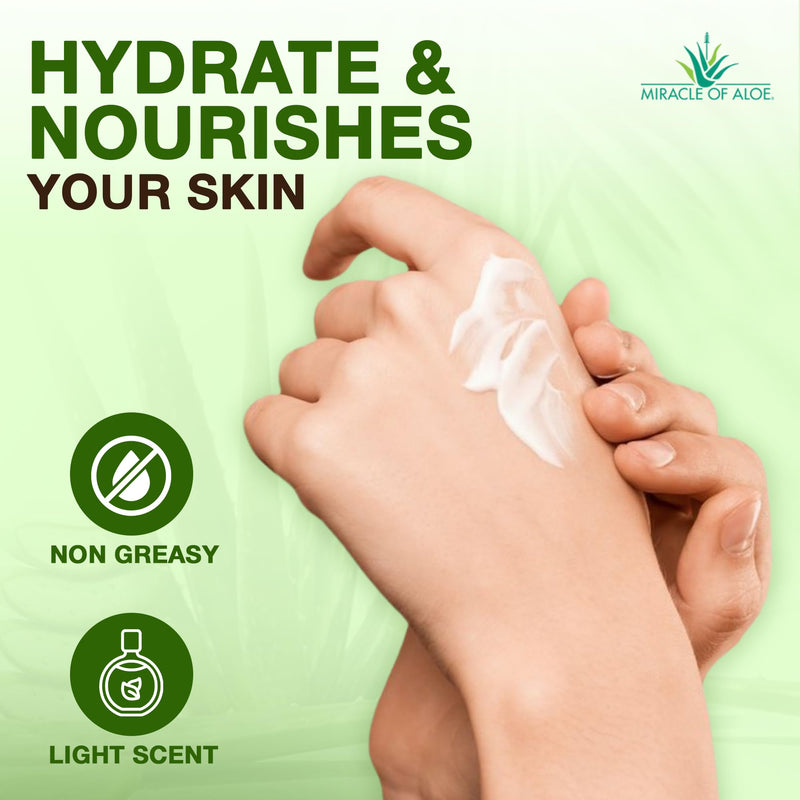 Miracle Foot Repair Cream, 8 oz + 1 oz Miracle Hand Repair, Healing Aloe Vera Lotions for Dry, Cracked Hands and Feet (8 oz Foot Cream + 1 oz Hand Cream) Foot Combo Pack - BeesActive Australia