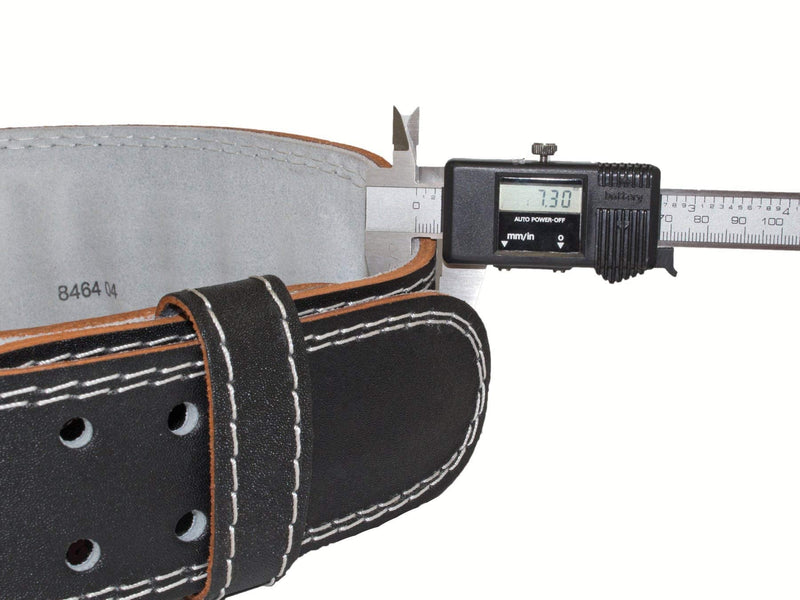 Grizzly Fitness Enforcer Padded Genuine Leather Weightlifting Belt-4" | Suede Lining | Padded for Extra Comfort | Used by Pros | Won't Dig into Hips or Back | Training Belt for Improved Biomechanics Large