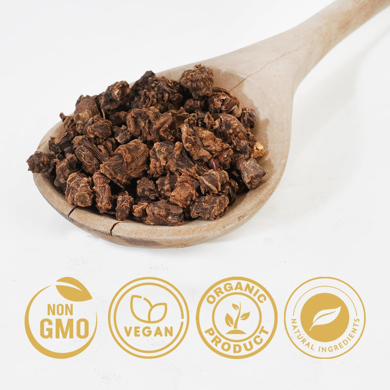 Cure wid Pure Organic Valerian Root Tea - Cut,Sifted & Non-Irradiated Valerian Tea Promotes Natural Relaxing Sleep - Te De Valeriana officinalis in Resealable Eco Friendly Pouch 16oz 1.00 Pound (Pack of 1) - BeesActive Australia