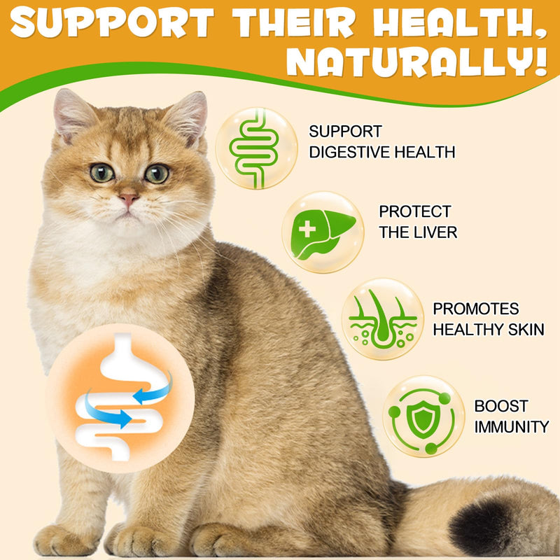 Cat Itchy Skin Relief, Allergy Relief for Cats, Antihistamine for Cats, Reduce Licking & Scratching Habits, Supports Seasonal Sensitivities, Skin & Immune Support 60 ml