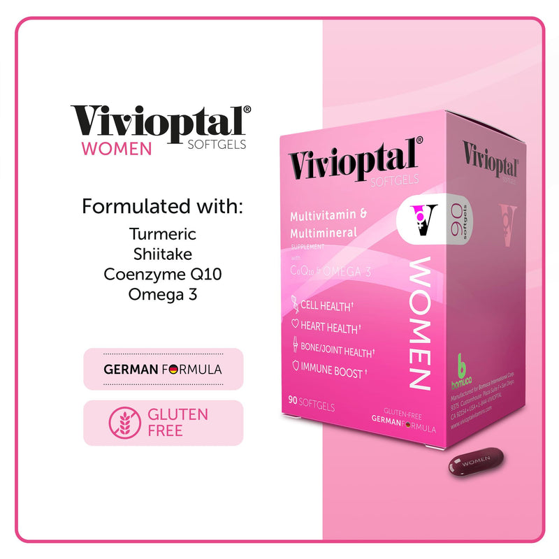 Vivioptal, Women, Multivitamin & Multimineral Supplement, 90 Softgels