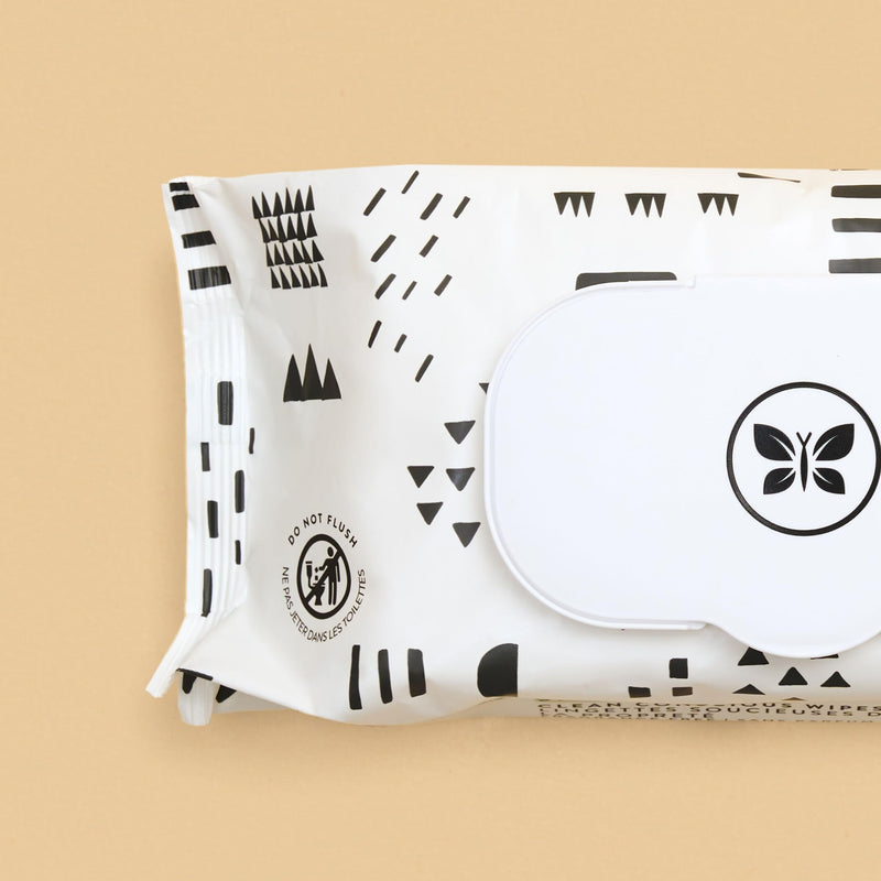The Honest Company Clean Conscious Unscented Wipes , Over 99% Water, Compostable, Plant-Based, Baby Wipes , Hypoallergenic for Sensitive Skin, EWG Verified , Pattern Play, 60 Count - BeesActive Australia