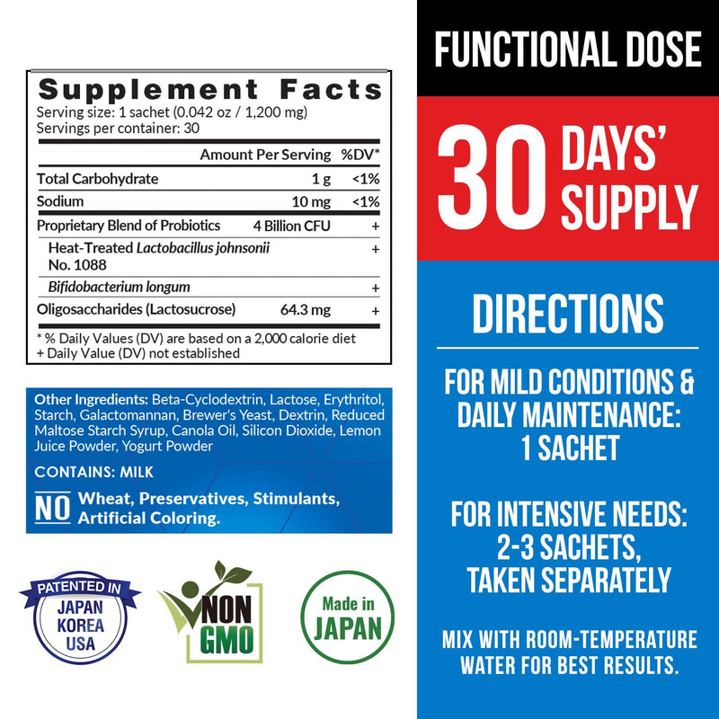 LABO Nutrition GASTRICELL - Acid Reflux, Heartburn, Recurring Gastric Discomfort, Natural Defence Against Gastric Distress 30 sachets 1