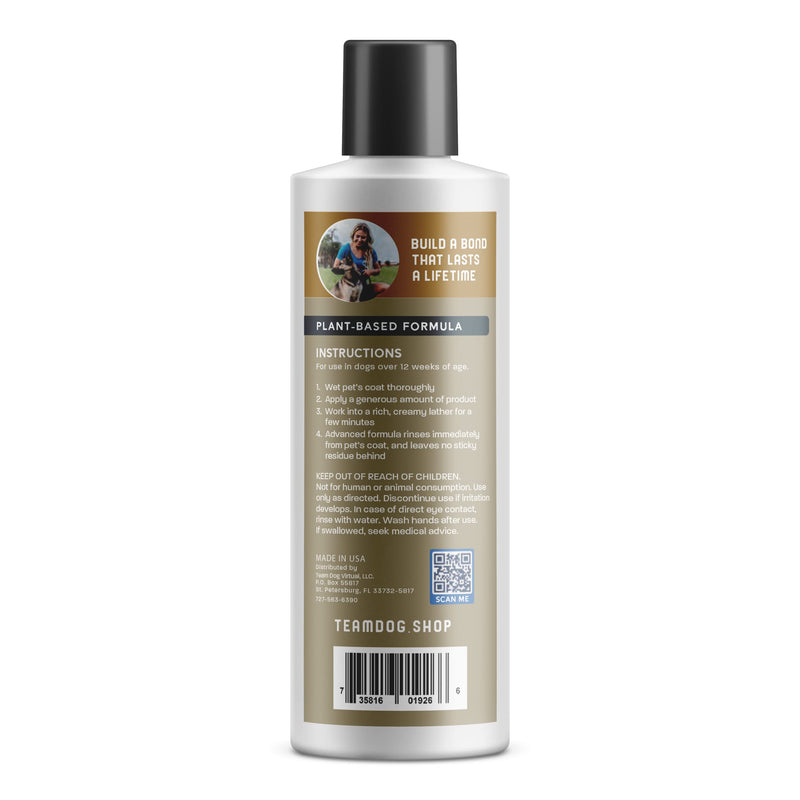 TEAM DOG 5 in 1 Oatmeal Shampoo for Dogs | Moisturizing, Detangling & Deodorizing Dog Shampoo and Conditioner | for Allergies & Sensitive Skin | No MEA/DEA, Phosphate, Sulfates, Parabens | 16 Fl Oz - PawsPlanet Australia