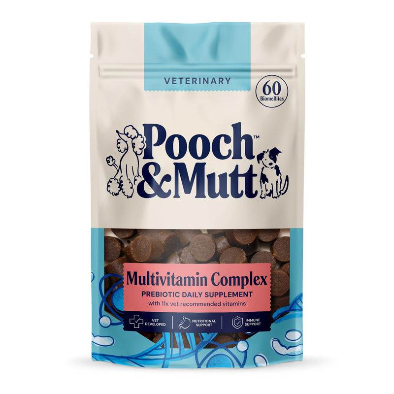 Pooch & Mutt - Multivitamin Complex Supplement For Dogs, Helps Support and Maintain Overall Health and Wellbeing, 180g (Pack of 1) Regular