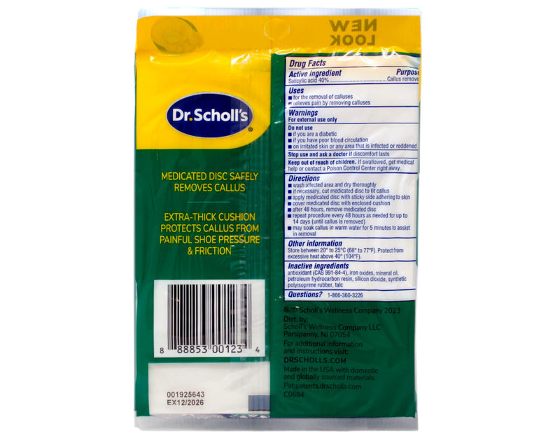 Dr. Scholl's Extra Thick Callus Removers 4 Cushions ea. (Packs of 5) 20 Count (Pack of 1) - BeesActive Australia