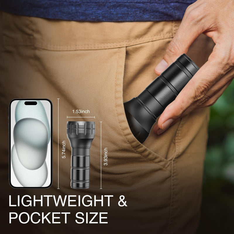 COSOOS Black Light UV Flashlight, 21 LED Handheld UV Light, 395nm Mini Blacklight Flashlight, Portable Pet Urine Detector for Dog Cat Urine Stains, Bed Bugs, Scorpion, Resin Curing, Nails. - BeesActive Australia