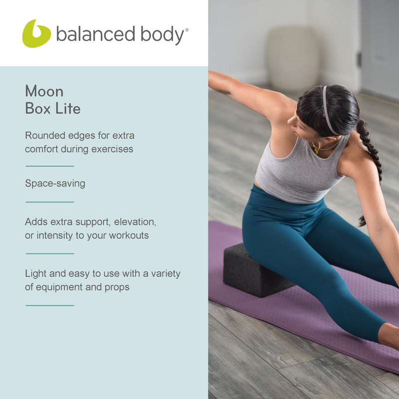 Balanced Body Pilates Moon Box Lite, Lightweight Workout Box for Floor Exercise, Pilates Reformer, or Pilates Tower, Pilates Exercise Equipment for Home or Studio - BeesActive Australia