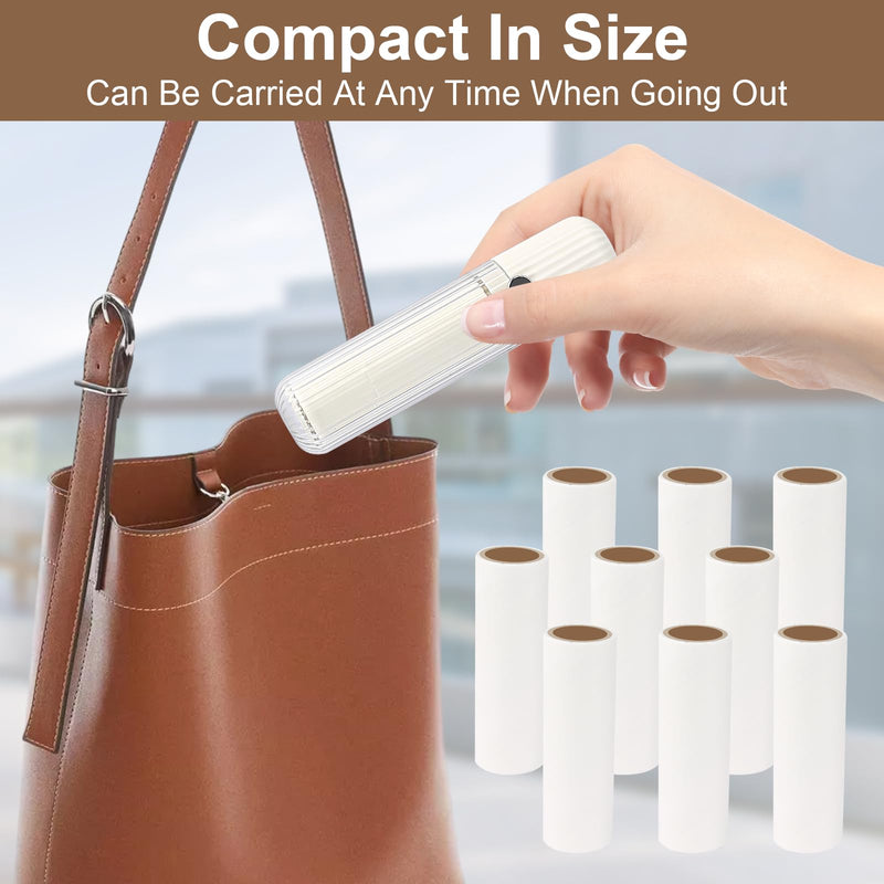 Lint roller for clothing, 9 rolls with 30 sheets each and 1 dispenser. Reusable lint roller, replacement rolls, lint roller for animal hair, clothing, sofa, bed, cat hair and dog hair - BeesActive Australia