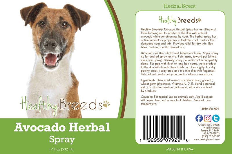Healthy Breeds Smooth Fox Terrier Avocado Herbal Spray 17 oz