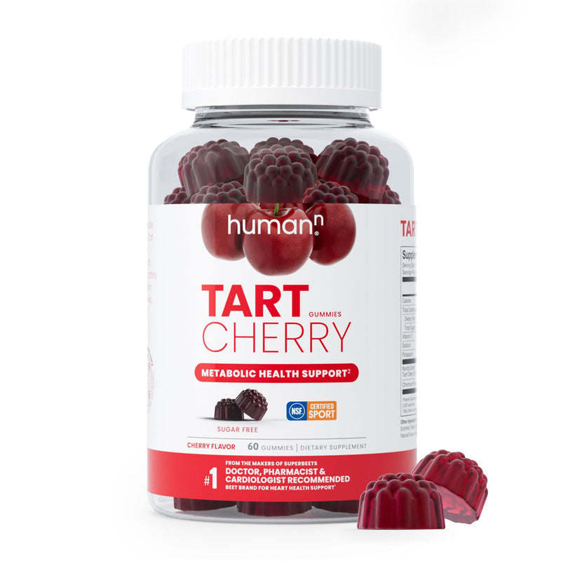 HumanN Tart Cherry Gummies - Uric Acid, Immunity, Inflammation & Metabolic Health Support ‚Äì NSF Certified Sport, Powerful Antioxidant & Non-GMO - from Maker of SuperBeets - 60 Sugar-Free Vegan Gummy - BeesActive Australia