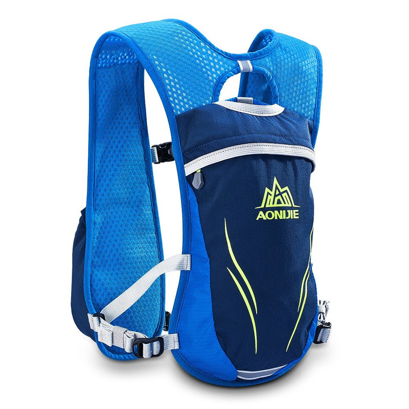 AONIJIE Running Hydration Vest Backpack for Women and Men Lightweight Trail Running Backpack 5.5L Blue