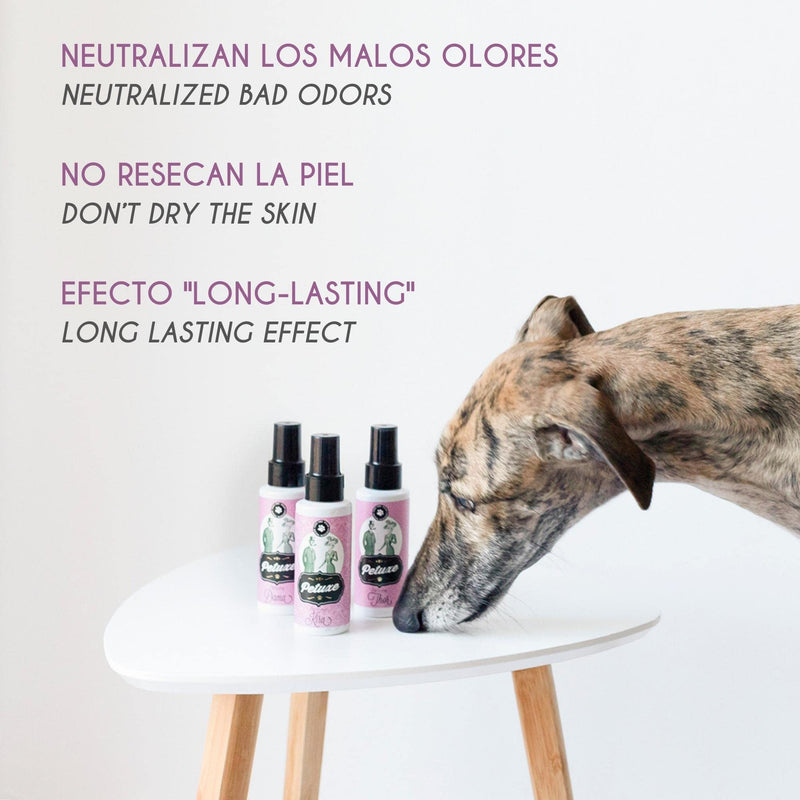 Petuxe Vegan Perfume for Dogs. Eau de cologne spray for pets. Pet Odor Corrector Puppies and adults. Long-lasting effect (Luna) Luna - BeesActive Australia