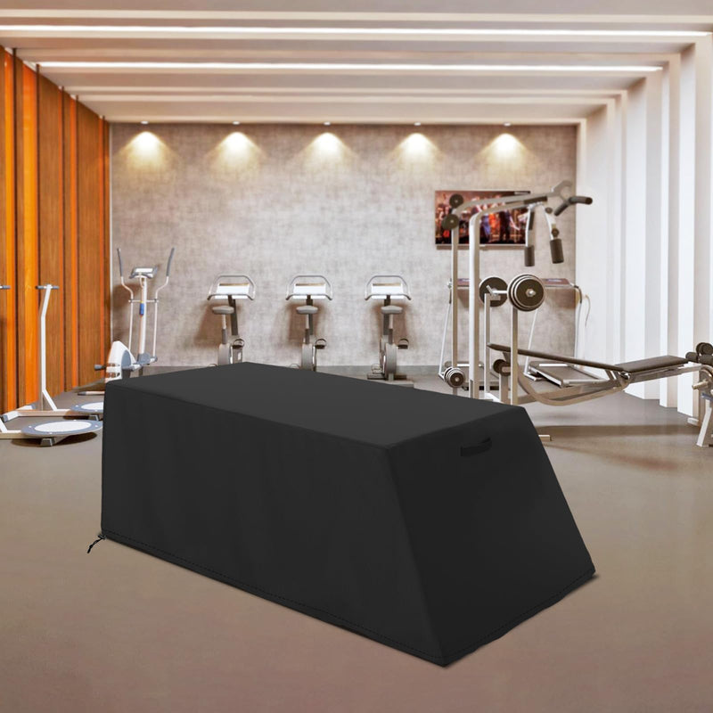 Sit-up Board Cover Outdoor Waterproof Weight Bench Cover Fits for Universal Weight Chair Fitness Bench High Quality Oxford fabrics UV Protective 52" x 60" x 18" x 21" Black