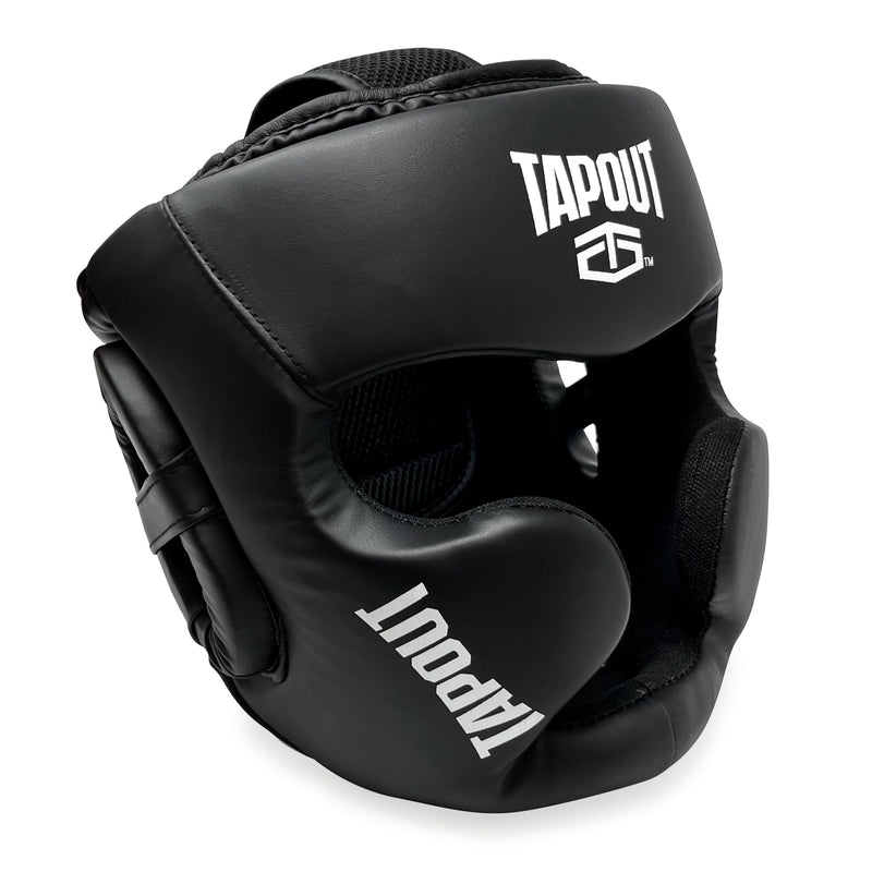 TAPOUT Adjustable Velcro Protective Headgear - One Size Fits Most for Boxing and MMA