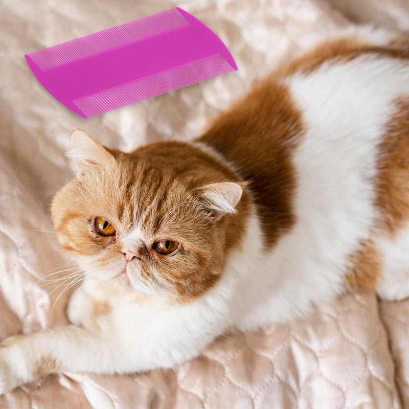 14 Pack Flea Comb, Double Sided Fine Tooth Comb, Plastic Dog Flea Comb, Cute Cat Flea Comb, Multi-color Lice Combs Pet Comb for Cat Dog to Keep Skin Healthy And Hair Soft - BeesActive Australia