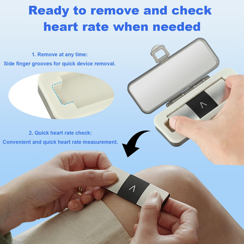 Hard Shell Case for KardiaMobile 6L & 6L Max EKG Monitor - Portable, Impact & Water Resistant with Soft Silicone Interior - Protect Your Kardia Mobile Heart Monitor On The Go Clear - For Kardia 6L & 6L Max - BeesActive Australia