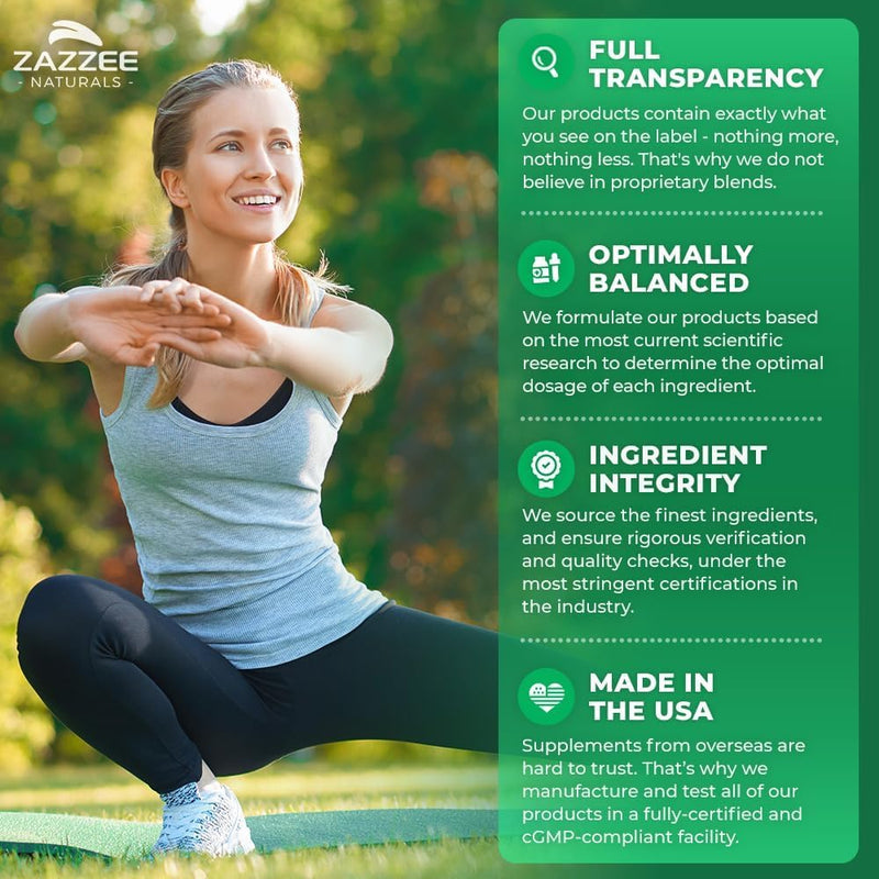Zazzee Extra Strength Mullein Leaf 10:1 Extract, 180 Vegan Capsules | 6 Month Supply, Respiratory & Lung Support, Certified Kosher, 100% Pure Leaf Powder, Verbascum Thapsus, Non-GMO, Made in USA 180 Count