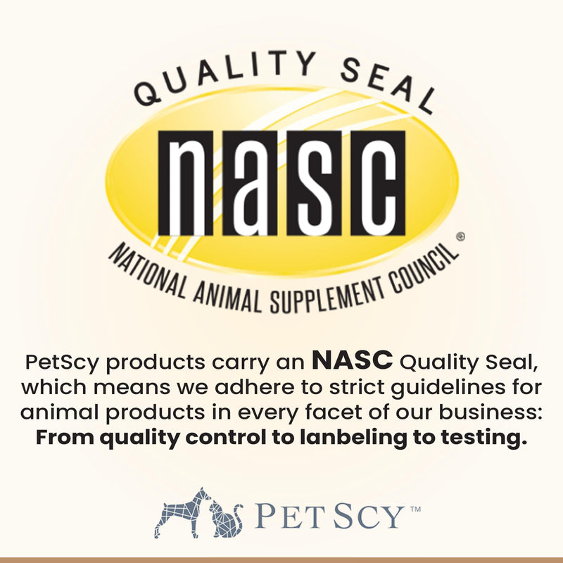 Petscy Longevity Hip & Joint + Immune Support Chews for Dogs - 3.75g Chew - High Dose Glucosamine, MSM, Chondroitin, Green Lipped Mussel, Omega 3, Probiotics - 60 Chews (Small & Medium Dogs) Small / Medium Dogs (0–64 lbs)