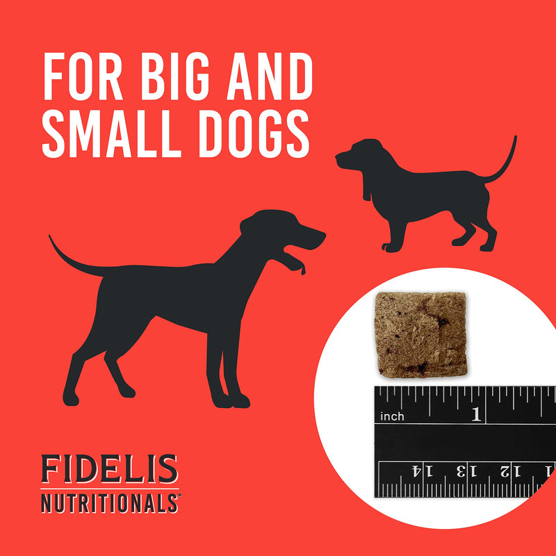 FIDELIS Freeze Dried Dog Treats for Large & Small Dogs, Gluten-Free (4 oz) - FIDELIS Dog Multivitamin Chewable (60 Vitamin Soft Chews) - BeesActive Australia