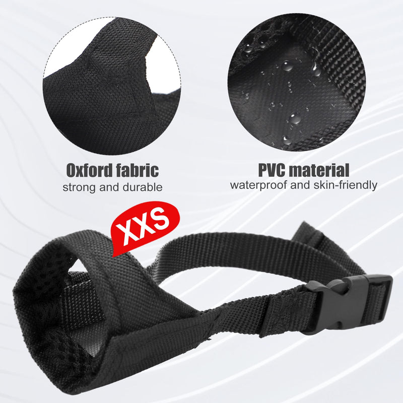 Muzzle for small and medium-sized dogs with short snouts, muzzle against biting, dog muzzle for Chihuahua Shih Tzu, snout circumference 8.9-10.8cm 8.9-10.8cm - BeesActive Australia