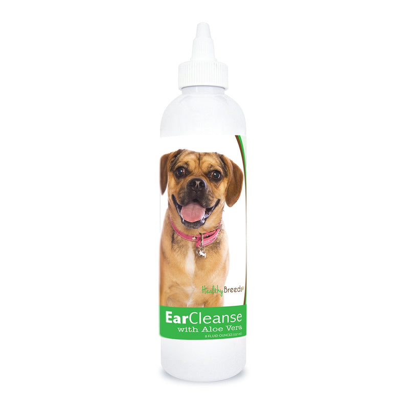 Healthy Breeds Puggle Ear Cleanse with Aloe Vera Cucumber Melon 8 oz