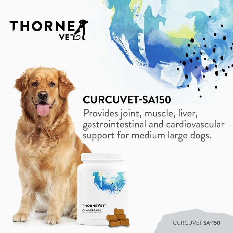 ThorneVet Curcuvet SA 150 and Canine Basic Nutrients Soft Chews Bundle