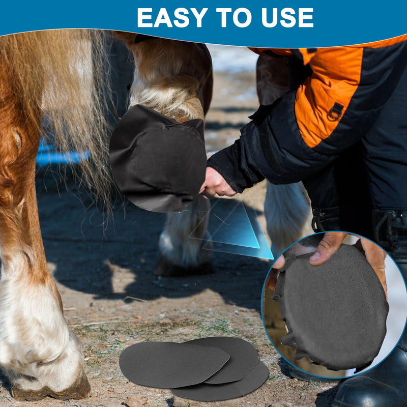 12 Pack Horse Hoof Tape Strong Stickiness Horse Hoof Care Compatible with Magic Cushion Easy to Use Breathable Hoof Wraps for Horses Packing Hoove Wound Management Compatible with Laminitis Abscess