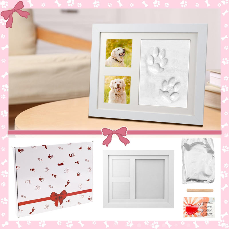 QGGTQG Dog Paw Print Set, Cat Paw Print Set, with Memorial Meaning, Hanging and Table Decoration, Baby Handprint and Footprint Set Suitable for Pets, Newborns and Gifts - BeesActive Australia