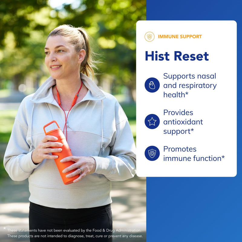 Pure Encapsulations Hist Reset, 120 Capsules | Support for Nasal and Respiratory Health*, Histamine Metabolism*, Immune Support*