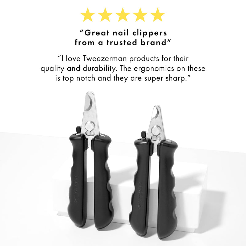 Tweezerman Large Nail Clippers for Dogs & Cats, Manual Professional Cat & Dog Nail Trimmer with Ergonomic Handle - BeesActive Australia