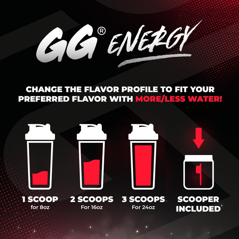 Gamer Supps GG Energy - Good by SMii7Y (100 Servings) - Keto Friendly Gaming Energy and Nootropic Blend, Sugar Free + Caffeine + Vitamins + Immune Support, Powder Drink