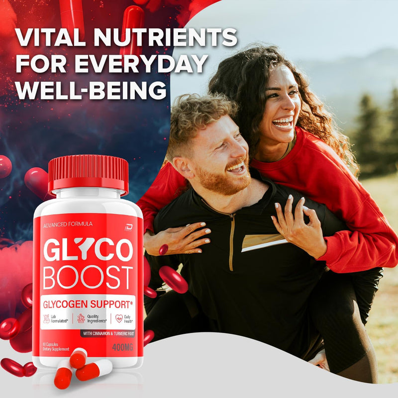 Glyco Boost Capsules – GlycoBoost Advanced Supplement, All Natural Formula to Maintain Healthy Levels, Maximum Strength Formula, Glyco Boost Pills Reviews (1 Pack - 60 Capsules)