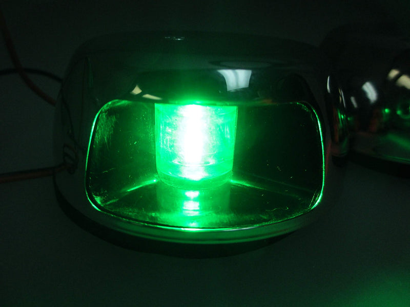 Pactrade Marine Horizontal SS304 Navigation Green Starboard Red Port LED Lights - BeesActive Australia