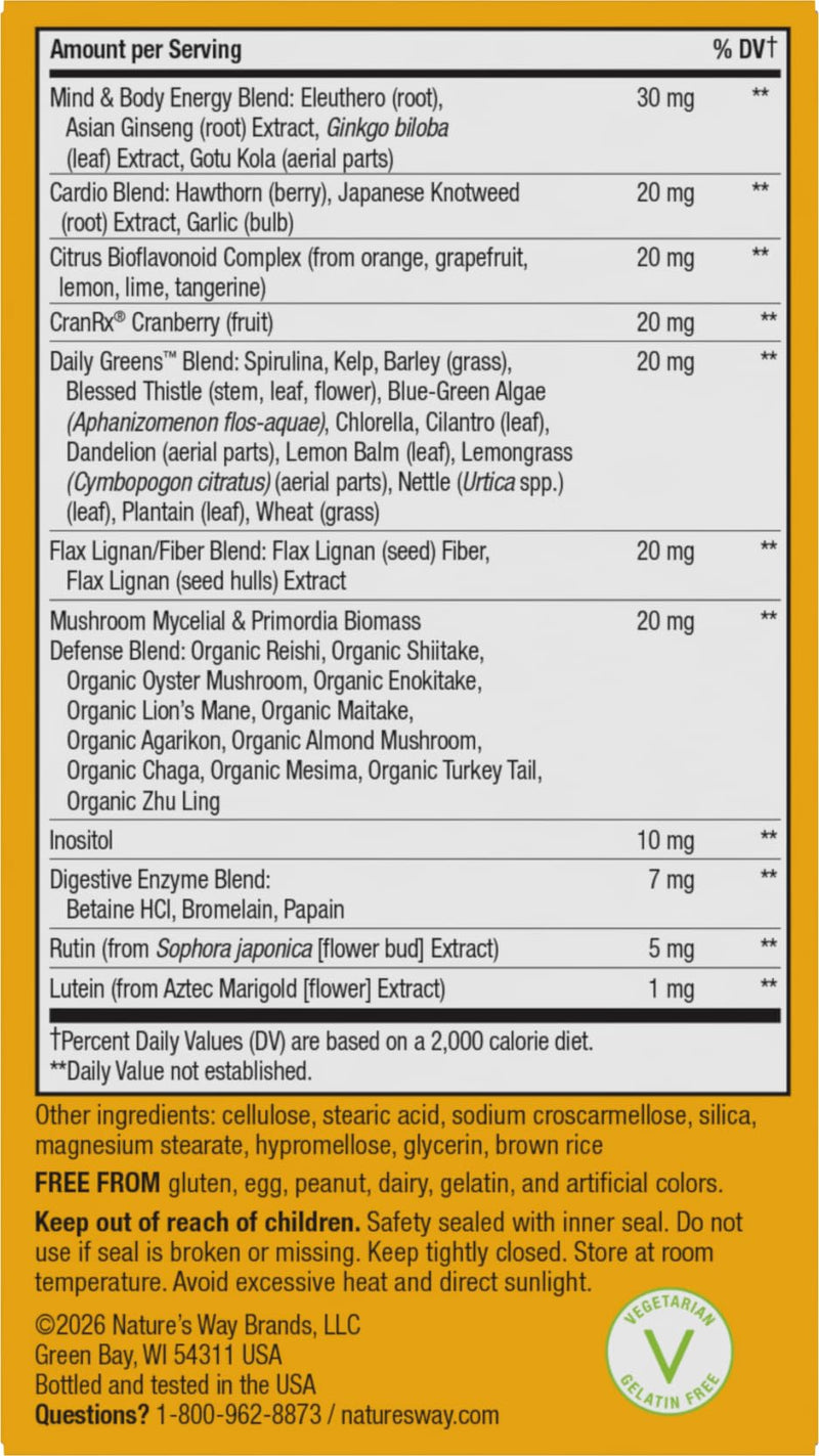 Nature's Way Alive! Women's 50+ Ultra Minis Multivitamin, 180 Mini Tablets | Complete Daily Women's Vitamins, High Potency Formula, Promotes Energy Metabolism and Muscle Function*, with Methylated B12