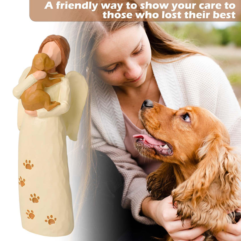 FVFVAHO Memorial dog, gift for dog owner wife for angel with dog, mourning gift, souvenir of deceased dog, condolence gift for the loss of a dog - BeesActive Australia