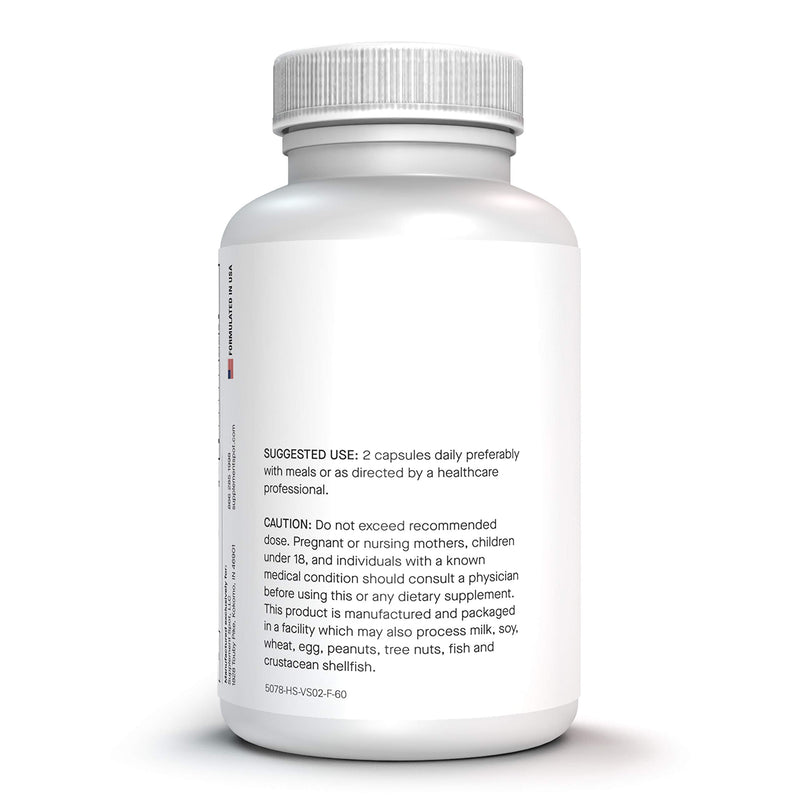 Eye Essentials for Adults – Vitamins & Multi Minerals Supplement w/Vitamin A, Bilberry Extract, Zinc & Antioxidants for Eye Health (60 Caps.)