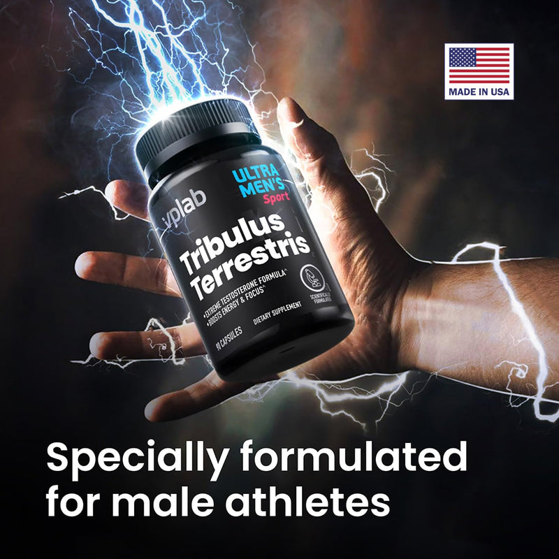 VPLab Ultra Men's Tribulus Terrestris - Daily Multivitamin Supplement for Men with Tribulus Terrestris Extract and Zinc - Supports Levels & Immune System, 90 Capsules - BeesActive Australia