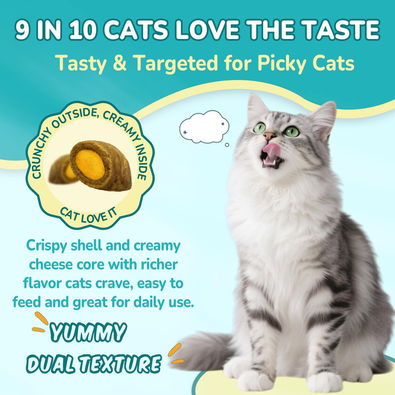 Cat & Dog Allergy Relief Bundle, 500 Crunchy & Creamy Cat Anti-Itch Chews + 200 Soft Allergy Relief Chews for Dog | Itchy Skin, Paws, Ears & Seasonal Allergy Support with Omega-3, Turmeric & Colostrum