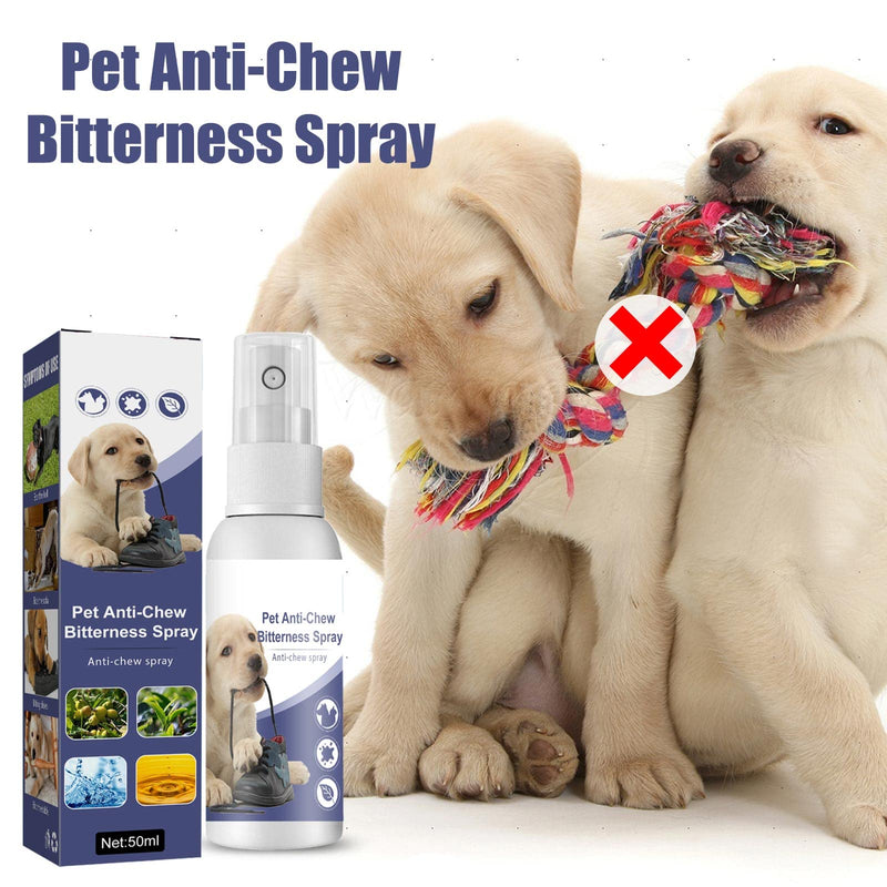 No Chew Spray for Dogs, 50ML. Bitter Apple Spray for Dogs to Stop Chewing. Effective Dog Deterrent Spray for Furniture Carpet. Alcohol-Free, Indoor & Outdoor Safe. purple - BeesActive Australia