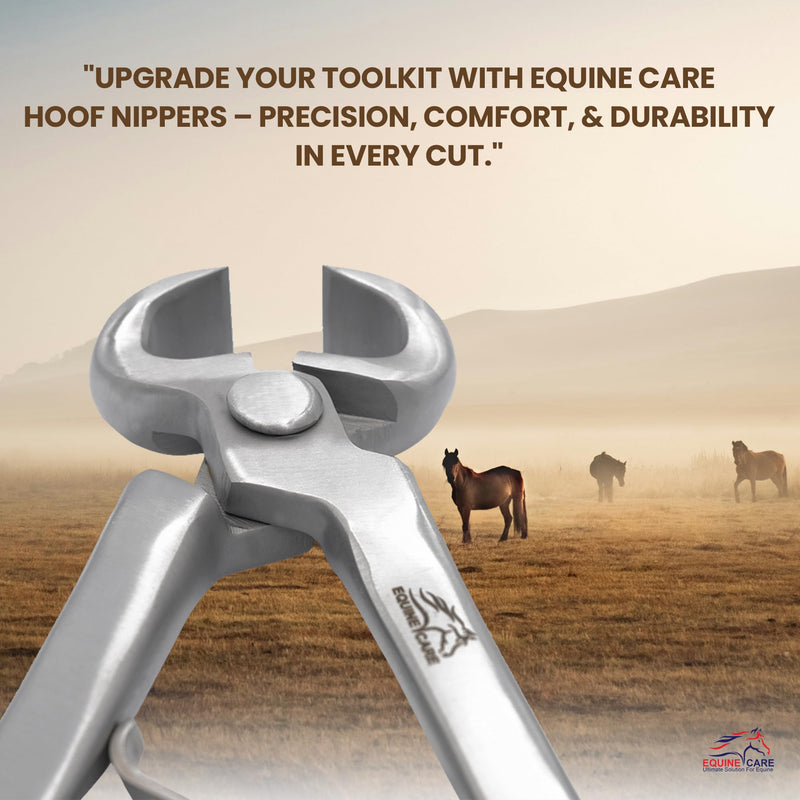 Premium Farrier Hoof Nipper - Chrome Vanadium Steel, Spring-Loaded for Smooth Trimming - Ideal for Horses, Ponies, Goats, and Cows, 10 Inches. - BeesActive Australia