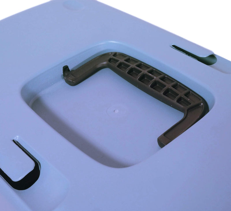 Rosewood Eco Line cat carrier made of plastic, small, slate blue/black slate blue L 46 x W 30 x H 31 cm - BeesActive Australia