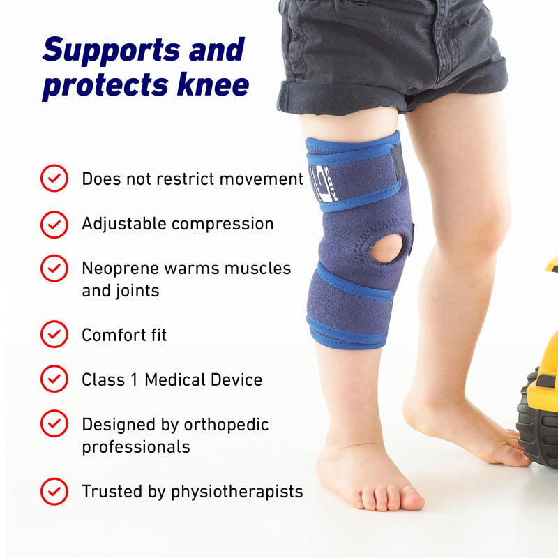 Neo G Kids Knee Support Child Open Patella – Kids Knee Brace for Joint & Meniscus Pain, Osgood Schlatter, Strains, Sprains, Instability, Juvenile Arthritis - Adjustable Compression - BeesActive Australia