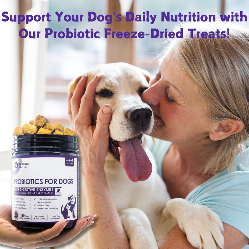 Probiotics for Dogs 180 Chews with Duck Probiotics for Dogs