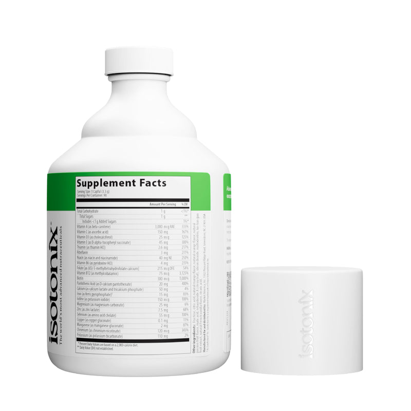 Isotonix Multivitamin with Iron, Methylated B Vitamins, 90 Servings | Complete Isotonic Multivitamin with Iron, Methylated B-Complex & Antioxidants; Energy, Immune & Nervous System Support