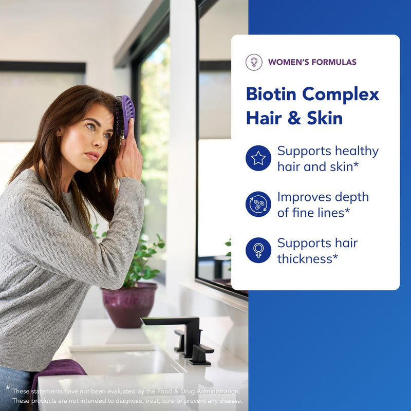 Pure Encapsulations Biotin Complex Hair & Skin, 60 Capsules | Biotin Complex for Healthy Hair and Skin Support*