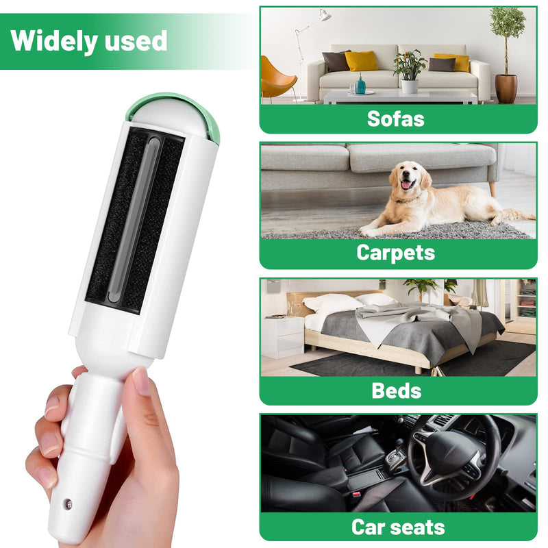 Lint roller for pet hair, FainFun washable lint roller for pet hair, lint brush reusable, pet hair remover roll pet hair remover for living room sofa and car seats - BeesActive Australia