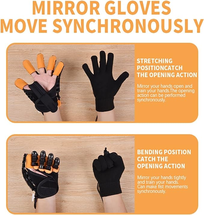Rehabilitation Robot Gloves, Stroke Hemiplegia Rehabilitation Robot Gloves, Finger Trainer for Hand Training, Hand Function Recovery Hand Rehabilitation Device, Hand Hemiplegia, Finger Nerve - BeesActive Australia