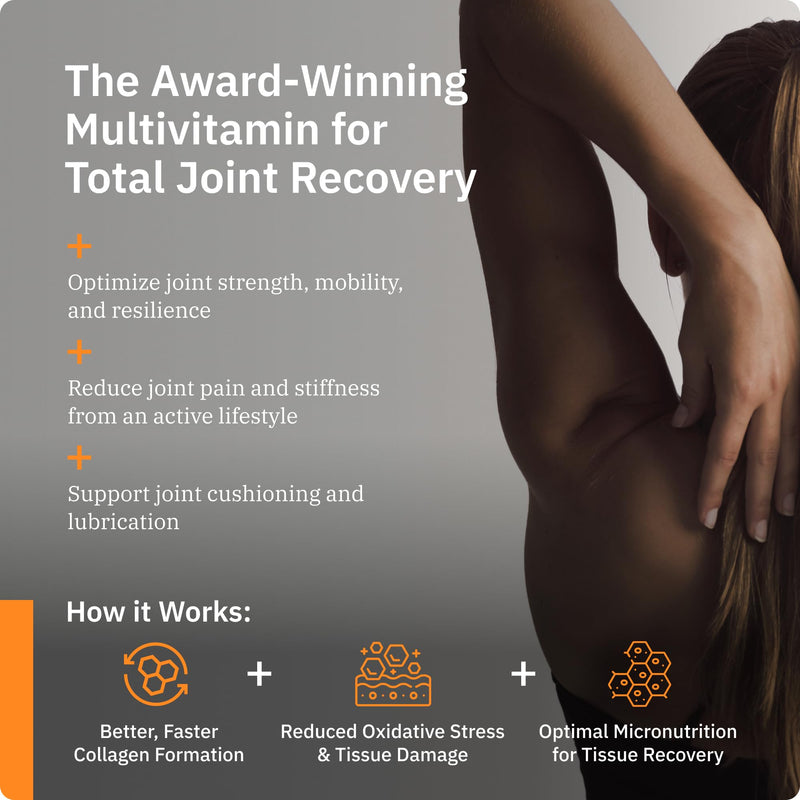 SaltWrap Joint Clinic Multivitamin, Type II Collagen, 224 Caps Made in USA, C3 Turmeric with Cissus and Hyaluronic Acid to Reduce Oxidative Stress and Support Healthy Inflammation Response | Made in USA, C3 Turmeric with Cissus and Hyaluronic Acid to R...