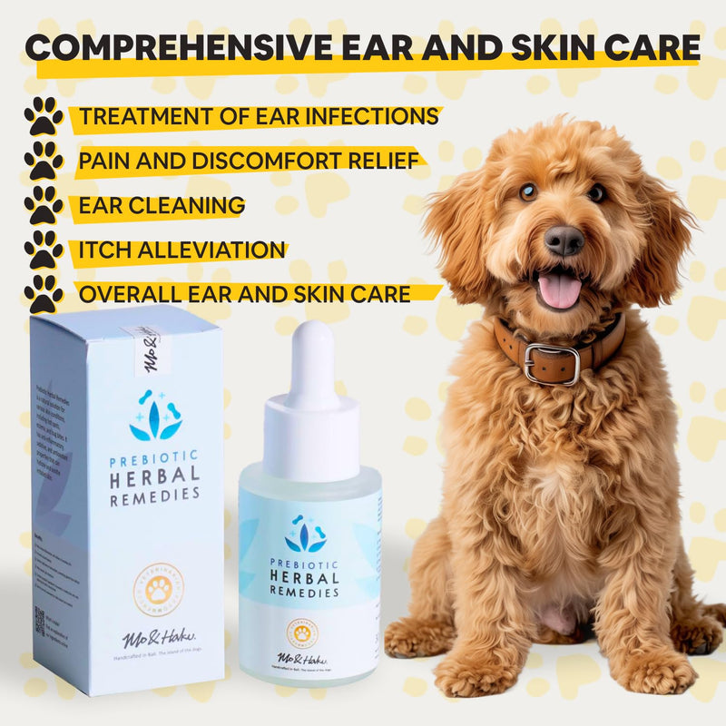 Dog Ear Infection Treatment – Natural Dog Ear Cleaner, Ear Infection Relief, and Skin Soothing for Pets with Plant-Based Ingredients - BeesActive Australia